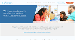 Desktop Screenshot of goalbookapp.com